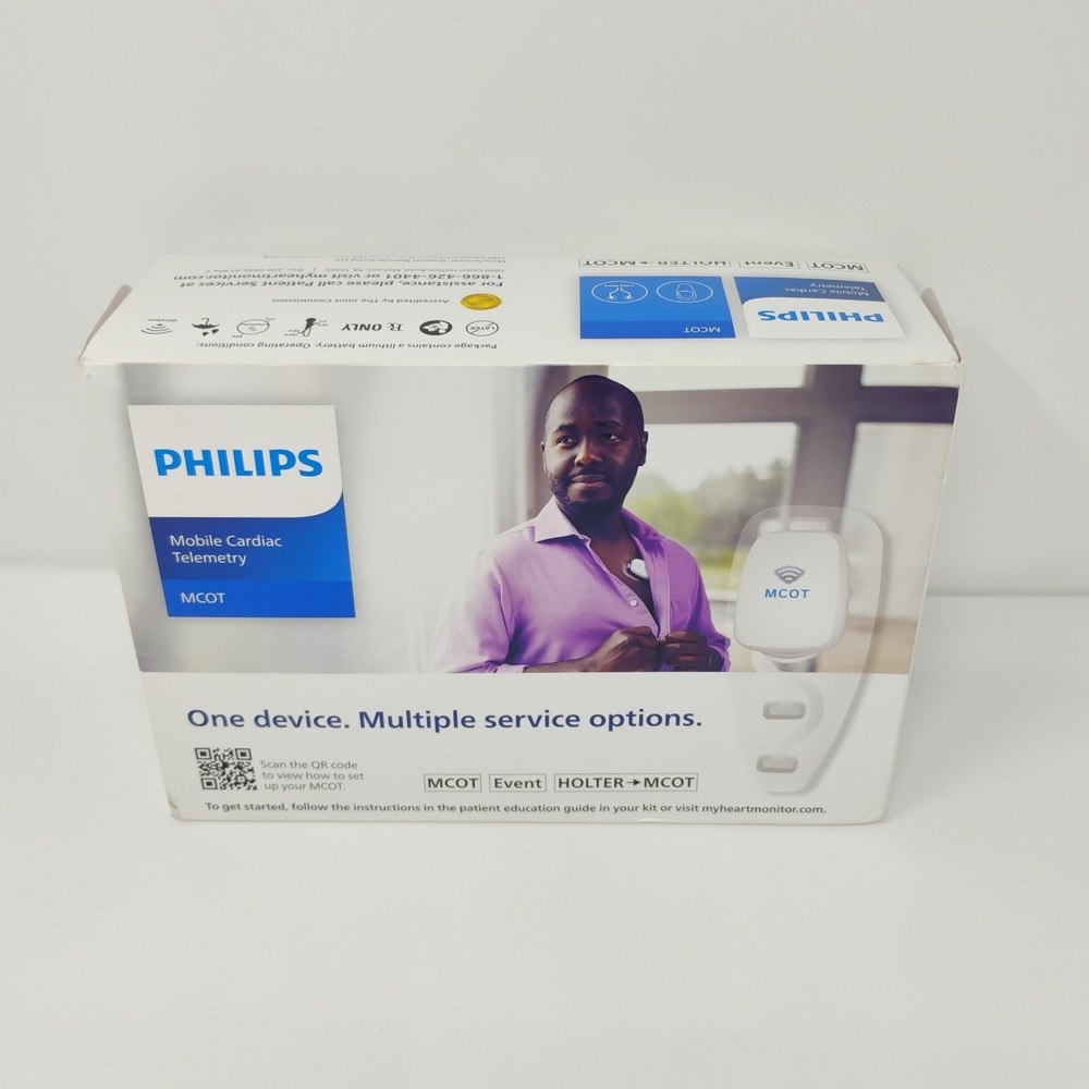 PHILIPS Mobile Cardiac Telemetry Monitor Manufactured 07/2025 - Sealed Box
